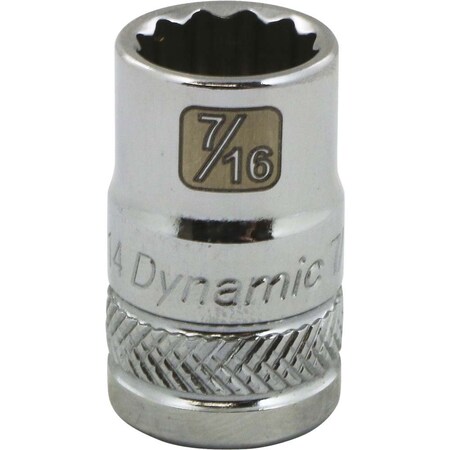 Dynamic 3/8" Drive, 7/16" SAE Socket, 12 Points D009414